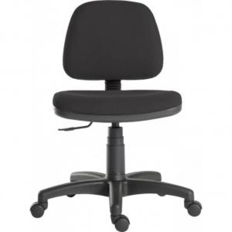 Image of Ergo Blaster Teknik Office Ergo Blaster Medium Back Fabric Operator Office Chair with Fixed Arms Black - 1100BLK/0288 1100BLK/0288