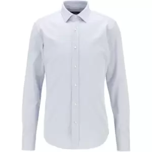 Image of Boss Joy Long Sleeve Shirt Mens - Blue