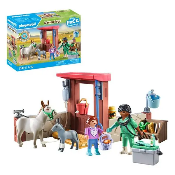 Image of Playmobil 71471 Country, Farmyard Veterinarian Starter Pack