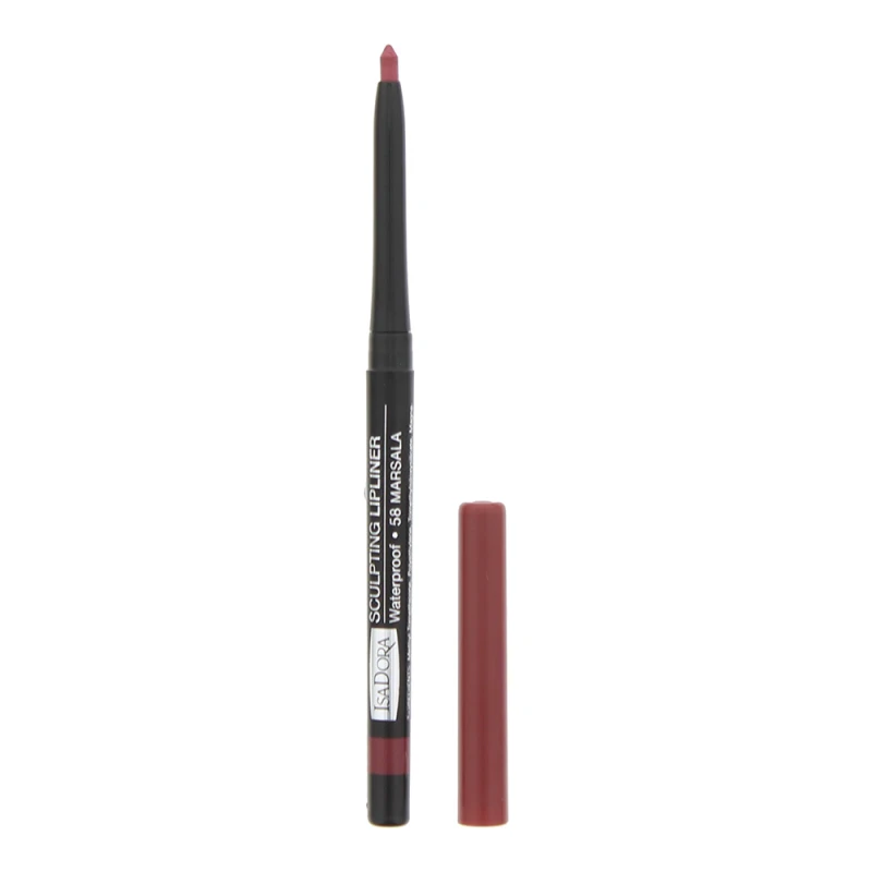 Image of Isadora Sculpting Waterproof 58 Marsala Lip Liner 0.3g