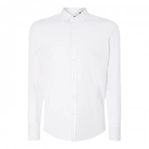 Image of Antony Morato Long Sleeve Shirt - White 1000