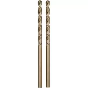 Image of DEWALT HSS-E Cobalt Jobber Drill Bits 2.5mm Pack of 2