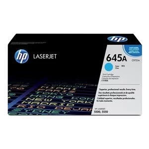 Image of HP 645A Cyan Laser Toner Ink Cartridge