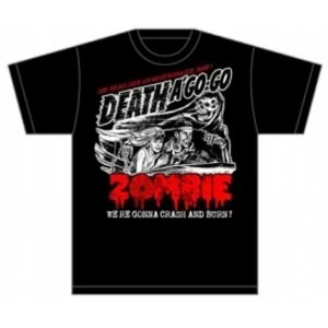 Image of Rob Zombie Zombie Crash Mens Black TShirt: Medium
