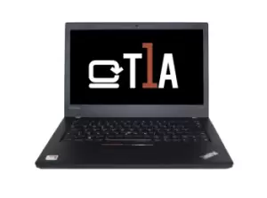 Image of T1A Rezertified Lenovo ThinkPad A475 AMD A10 8GB 256GB SSD 14" Win10 Pro Refurbished Laptop
