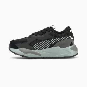 Image of PUMA Rs-Z College Kids Trainers, Quarry Grey Size 2 Shoes