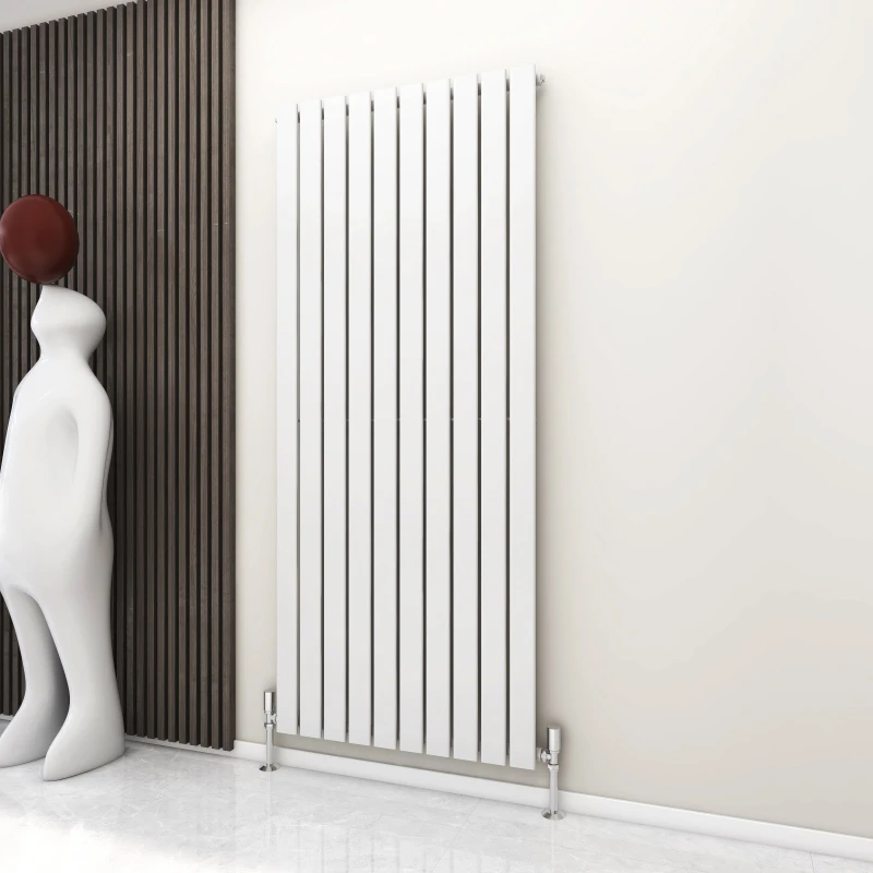 Image of MCC DIRECT Mcc Direct - 1800 x 680mm Single Designer Flat Panel Central Heating Radiator white HS3401