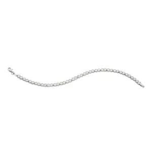 Image of JG Signature 9ct White Gold Circle Tennis Bracelet
