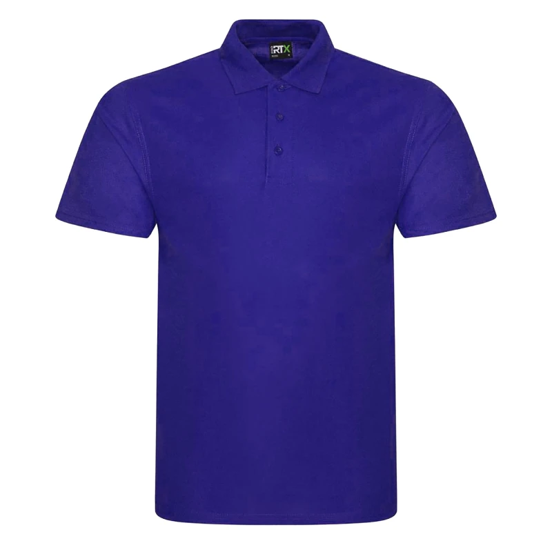 Image of PRORTX PRORTX Men Pro Pique Polo Shirt in Purple Size: X-Small Purple XS Male 5059000113345