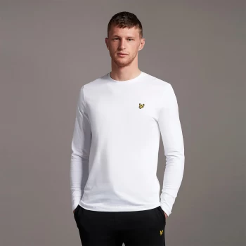 Image of Mens L/S T-Shirt - White - S