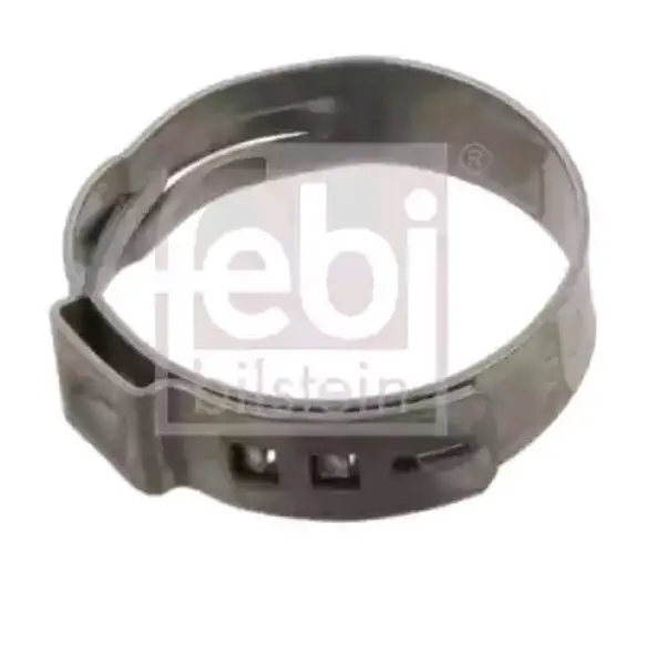 Image of FEBI BILSTEIN 29200 Hose Clamp Stainless Steel RENAULT: Clio 4, VAUXHALL: Insignia Mk1, Astra Mk6 Stainless Steel Hose Clamp (1504)