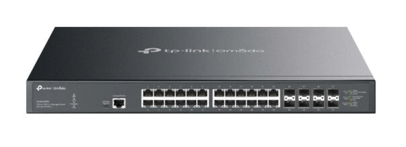 Image of TP Link Omada 32-Port 10GE L2+ Managed Switch with 24-Port PoE++ SX3832MPP