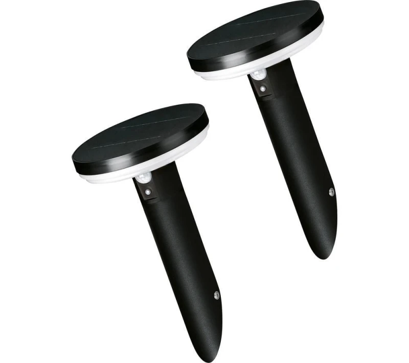 Image of 4lite Antheia Solar Slanted IP54 Die-Cast Aluminium LED Outdoor Wall L