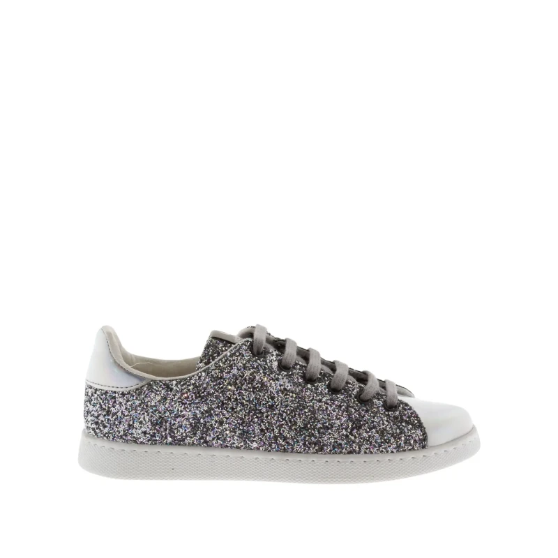 Image of Victoria Womens Trainers Victoria tenis miroir brillant Argente Female 36