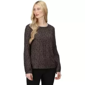 Image of Regatta Womens Hadria Curved Hem Long Sleeve Top 14 - Bust 38' (97cm)