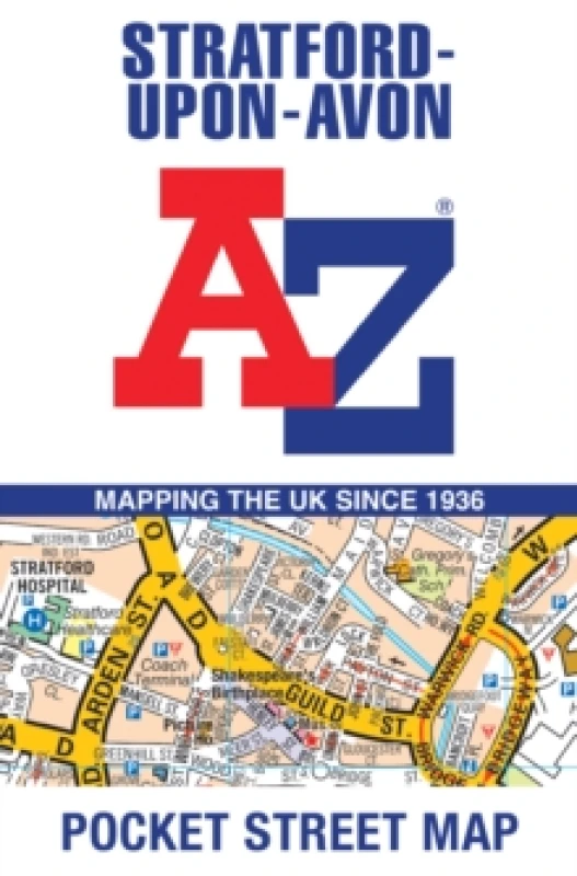 Image of Stratford-Upon-Avon A-Z Pocket Street Map. By AZ Maps Books