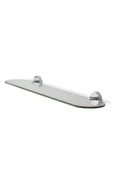 Image of Flexi-Fix Romsey Glass Shelf - Silver