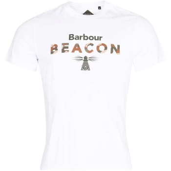 Image of Barbour Beacon Camo T-Shirt - White