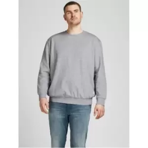 Image of Jack and Jones and Jones Crew Sweater Mens - Grey