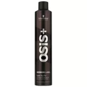 Image of Schwarzkopf OSiS+ Session Label Strong Hold Hairspray Instant Dry 500ml