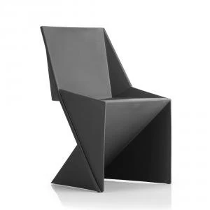 Image of Trexus Freedom Visitor Stacking Chair Polypropylene Charcoal Ref