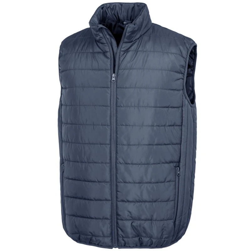 Image of Result Result Men Promo Core Padded Body Warmer in Navy Size: X-Small Navy XS Male 5059958215023