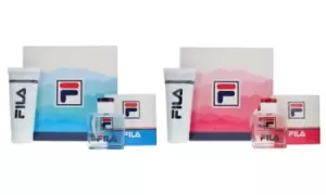 Image of EDT and Shower Gel Giftset, Man 100ml Eau de Toilette and 200ml Shower Gel Giftset, Orange, Fila