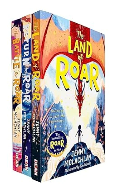 Image of The Land Of Roar Series 3 Book Set The Battle For Roar Return To Roar Land Of Roar Jenny McLachlan Books