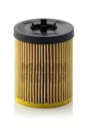 Image of Oil Filter Hu611/1X By Mann-Filter