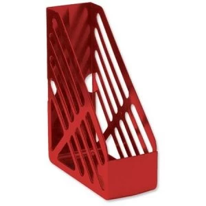 Image of 5 Star Office Magazine Rack File Foolscap Red