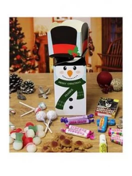 Image of Personalised Snowman Christmas Themed Sweet Box