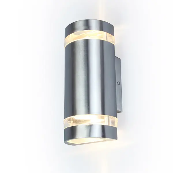 Image of Lutec Lutec Focus Outdoor Up & Down Wall Light - Stainless Steel