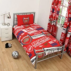 Image of Team Football Single Duvet Set - Arsenal