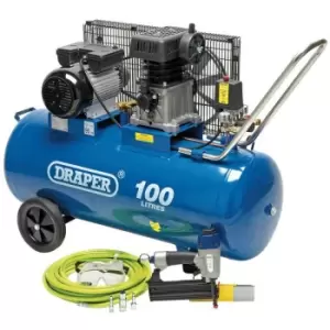 Image of Draper - 24037 Compressor and Air Nailer Kit