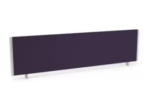 Image of Impulse/Evolve Plus Bench Screen 1600 Bespoke Tansy Purple Silver Frame