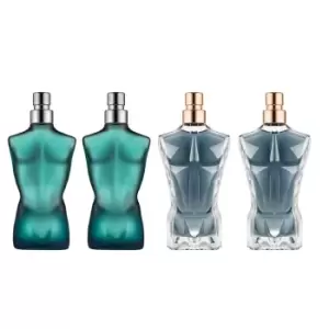 Image of Jean Paul Gaultier Le Male Miniatures Gift Set 2x7ml Eau de Toilette + 2x7ml Eau De Parfum