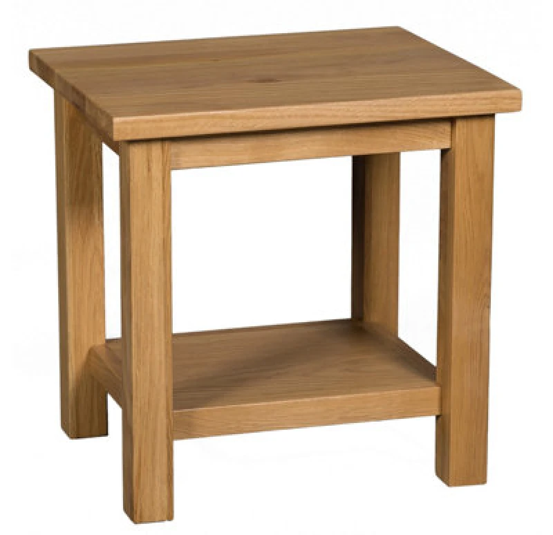 Image of Hallowood Furniture Waverly Oak Side Table