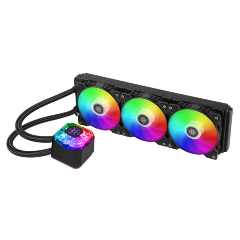 Image of Silverstone IceGem 360 Processor All-in-One liquid cooler 12 cm