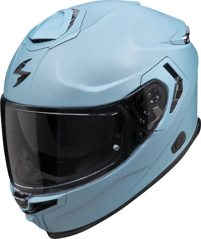 Image of Scorpion EXO-GT SP AIR Solid Matt Celeste Blue Full Face Helmet Size 2XL