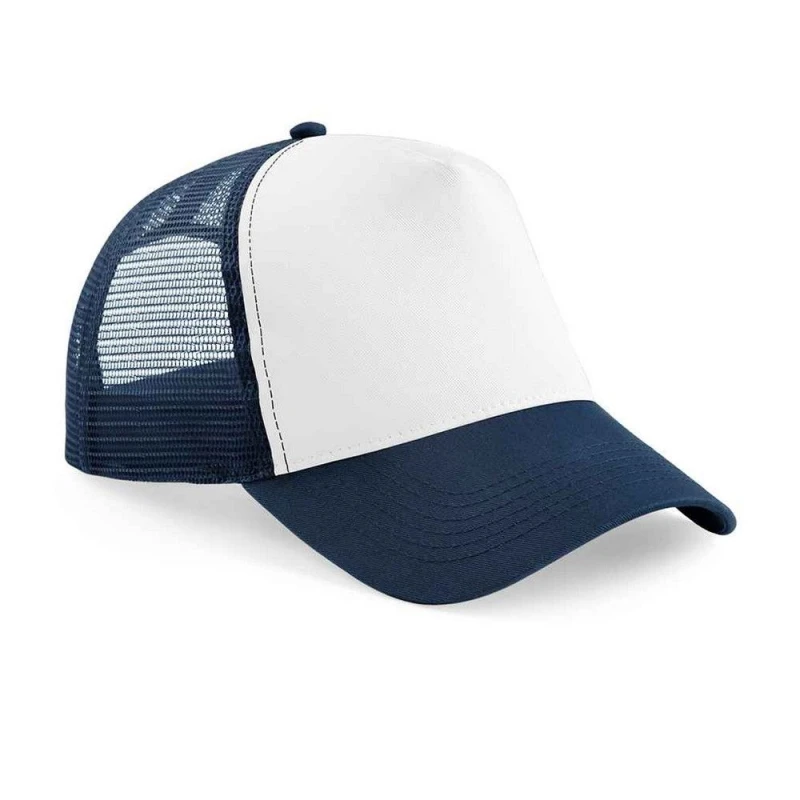 Image of Beechfield Trucker Cap in Mid Navy Mid Navy Unisex One Size