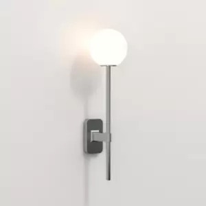 Image of Tacoma Single Grande Bathroom Wall Lamp Polished Chrome IP44, G9 (Shade Not Included)