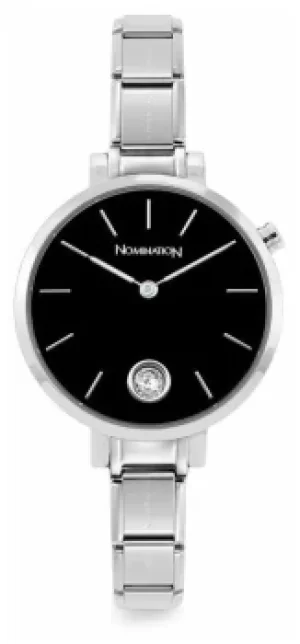 Image of Nomination 076033/012 PARIS Watch With Steel Band ROUND With Jewellery