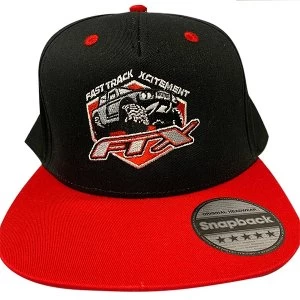 Image of Ftx Badge Logo Snapback Cap Red/Black