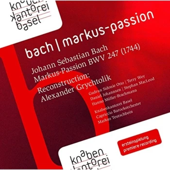 Image of Alexander Grychtolik - Bach: Markus-passion CD
