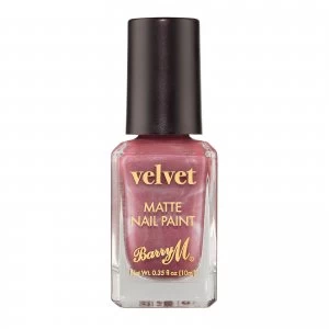Image of Barry M Velvet Nail Paint - Modern Mauve, Dark Pink