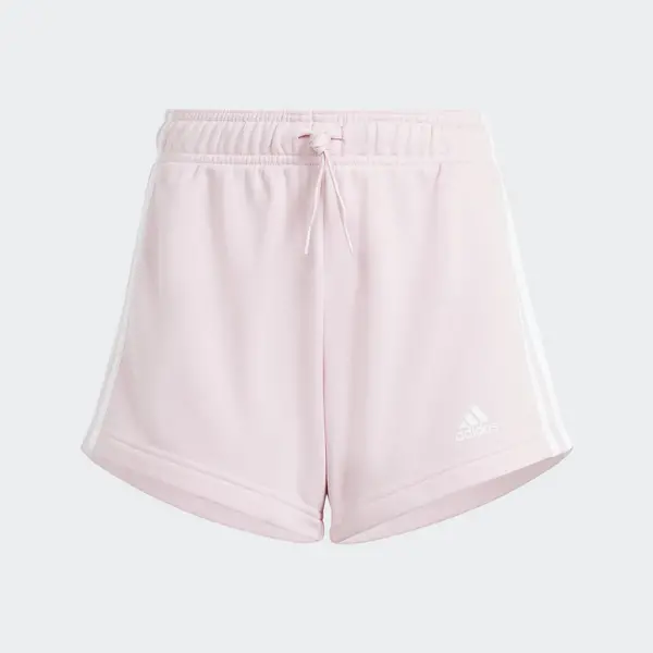 Image of Logo Print Sports Shorts in Cotton Mix