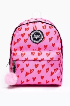 Image of Scribble Heart Backpack