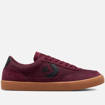 Image of Converse Mens Net Star Classic Gum Tape Ox Trainers - Deep Bordeaux/Black/Gum Honey - UK 8