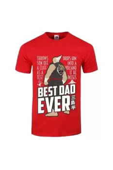 Image of Best Dad Ever Red T-Shirt