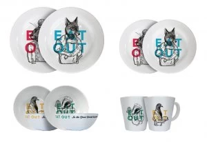 Image of OLPRO EAT OUT Melamine set 8 Piece